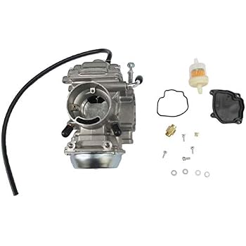 WHFZN Carburetor For Suzuki King Quad 300 (2000-2002) - LTF300F Replacement With Throttle Cable #13200-39D22
