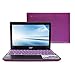 GMYLE Plum Purple 3 in 1 Rubberized Hard Case Cover for Acer Chromebook C720 C720P C740 - Silicon Keyboard Protector and Clear LCD Screen Protector (Not Fit for Acer Chromebook CB3-111 Series)