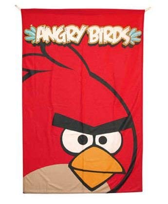 Angry Birds Printed Character Flag Red Bird