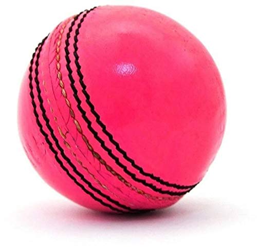 ZIPPER UK Cricket Ball for Practice and Matches Play Seam, Swing, Bounce, Junior & Senior (Pink 1, Pack of 1)