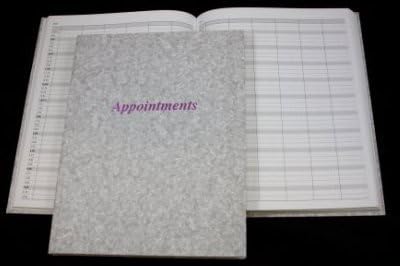 Hairdressing salon appointment book - Grey -6 Column by Quirepale