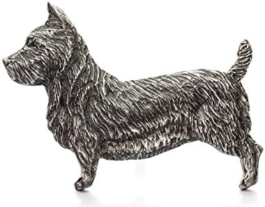 Grillie West Highland-P Antiqued Pewter Finish Grille Ornament