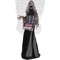 Haunted Hill Farm 5-Ft. Break-Thru Barry The Animated Electrified Zombie | Indoor or Covered Outdoor Halloween Decoration | Battery Operated | Festive Holiday Decor | HHMAN-5FLSA, Multicolor Haunted Hill Farm 5-Ft. Break-Thru Barry The Animated Electrified Zombie | Indoor or Covered Outdoor Halloween Decoration | Battery Operated | Festive Holiday Decor | HHMAN-5FLSA, Multicolor