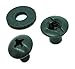Black Chicago Screw - Thru Hole Binding Post Kit 1/8, 1/4, 3/8, 1/2 Inch Machine Screw Fasteners + Rubber Washers, QuickClipPro Kydex Leather Holster Sheath (1/4