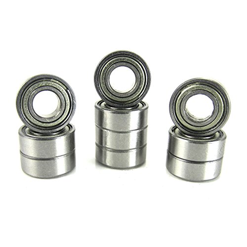 5x11x4mm Precision Clutch Ball Bearings Metal Shields (10)