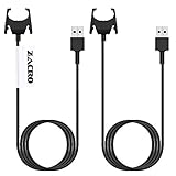 Compatibe Fitbit Charge 3 Charger - Zacro 2pcs 3.3ft/100cm Replacement Charger USB Charging Cable for Fitbit Charge 3 with Cable Cradle Dock Adapter for Fitbit Charge 3 Smart Watch