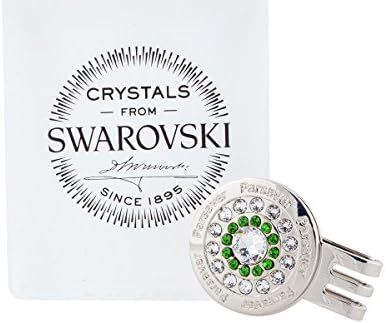 Parsaver Swarovski Crystal Golf Ball Marker – Bullseye Ball Markers – A Wonderful Gift Idea for Men and Women Golfers