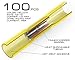 100 pcs HEAT SHRINK BUTT CONNECTORS YELLOW Electrical Insulated Waterproof Marine Automotive Crimp
