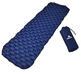 Premium Ultralight Inflatable Camping Sleeping Pad – Padded Inflating Air Mattress with Lightweight Bag – Adults or Kids – Compact and Waterproof – Extra Comfortable Sleep for Camper Backpacking
