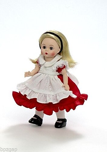 Madame Alexander Alice In Wonderland Red Dress 8" Doll, Storyland Collection