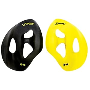 FINIS Iso Swim Training Paddle, Black Gold, Large