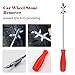 OUTON 38PCS Trim Removal Tool, Car Pry Panel Repair Tool, Radio Removal Kit, Auto Clip Pliers, Precision Hook Pick, Upholstery Fastener Remover, Tire Cleaning Hook with Storage Bag