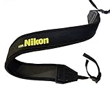 Fotasy Professional Neoprene Neck Strap for Nikkor Cameras, Camera Neck Strap Compatible with Nikon D5 D4 D3 DS850 D810 D800 D750 D7500 D7300 D7200 D7000 D5600 D5500 D5300 D5100 D5000 D3500 D3400