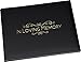 In Loving Memory Funeral Guest Book - 192 Pages with Gold Gilt Pages & Storage Box - Hardcover Memorial Book with 2304 Message Lines & Keepsake Pocket - For Funeral Services (Black, 8.9”x6.7