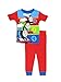 Thomas & Friends Toddler Boys 4 Piece Cotton Pajamas Set (5T, Red/Blue)