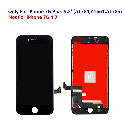 image for LSD for iPhone 7 Plus Screen Replacement Black 5.5 inch, LCD Display T