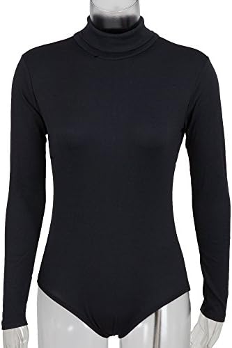 Turtleneck Bodysuit Size XX-Large Black