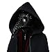 steelsir Halloween Mask Steampunk Long Nose Bird Beak Masks Gothic Black Cosplay Mask