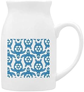 Honey Day House Custom Sea Turtle Ceramic 15.2 OZ(450ml) Milk Cup