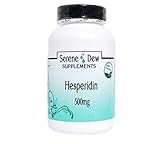 Hesperidin 500mg 180 Capsules Gluten FREE 100% Natural. Serene Dew Supplements
