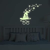 Glow in The Dark Wall Stickers, Benbo Stars Harry Potter Peel Vinyl Luminous Gifts Wall Decals for DIY Boys Girls Nursery Bedroom Mural Home Decor