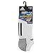 adidas Men's Climacool II No Show Sock (2-Pair), White/Black/Aluminum 2, Size 6-12
