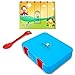 Kid Bento Lunch Box Container for Kids - Leakproof Insulated Childrens 4 Compartment Reusable Food Containers - Lunch Boxes include 2 in 1 Spoon and Fork Spork Set - Microwave and Dishwasher Safe
