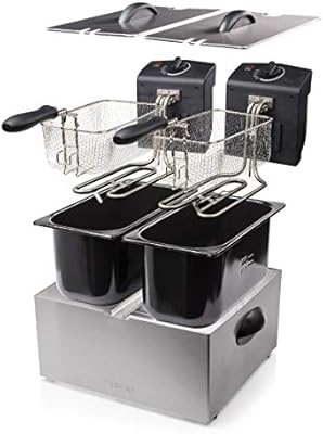 Tristar FR-6937 Freidora, capacidad 2 x 3 l, 3600 W, 6 litros ...