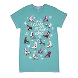 Hatley Women's Sleepshirt - Livin on the Edge - Aqua