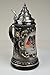 KING Beer Steins Black German (Deutschland) Flag and CoA German 0.5l