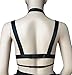 BODY CAGE Women's Goth Harness Bralette Hollow Out Clubwear Adjustable