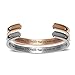 NewCHICHI Stainless Steel Grooved Cuff Bangle Bracelet Hair Tie Holder Engraved “You’re Braver than you believe, Stronger than you seem,and Smarter than you think” (2 Pack)