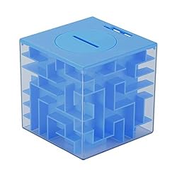 Kid 3D Cube Puzzle Maze Money Maze Coin Box Cube