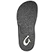 OLUKAI New Men's Ohana Koa Flip Flop Charcoal/Charcoal 11