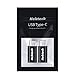 Micro USB to Type C Adapter, Nekteck USB-C to Micro USB Convert Connector with 56k ohm Resistor for Google Nexus Pixel/Pixel XL 5X/6P, LG G5, and More Type-C Supported Devices - 2 Pack