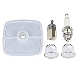 Hipa 13031054130 Air Filter with Spark Plug Primer Bulb Fuel Filter for Echo HC160 HC200 HC225 HC1600 PB250 PE230 PE231 PPF210 SRM210 SRM211 Gas Trimmer