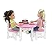 Emily Rose 14 Inch Doll Furniture Accessories | Lovely Pink and White 14.5