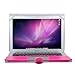 GMYLE(R Folio Case Cover Compatible with MacBook Air 13 inch - Hot Pink PU Leather Premium Quality with Microfiber Clip on Sleeve Filp Case Cover