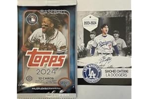 GENERIC BRAND NEW 2024 Topps Series 1 Baseball Factory Sealed HOBBY PACK (12 Cards) - Chance for Elly de La Cruz and Evan Carter Rookie Autograph Cards - Plus Novelty Shohei Art Card Shown