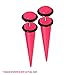 BodyJ4You 14PCS Fake Tapers Earrings Set Screw Stud Acrylic Illusion Cheater Faux Gauges Jewelry