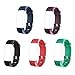 ID115 PLUS HR Replacement Bands - Adjustable Replacement Wristbands for Fitness Tracker ID115 Plus HR, 5 Pack (Black, Red, Blue, Green, Purple)