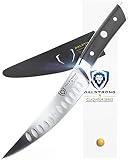 DALSTRONG Gladiator Series Fillet & Boning Knife- 6"- German HC Steel - Curved Blade - With Sheath