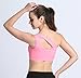 RUNNING GIRL One Shoulder Sports Bra Workout Yoga Bra Sexy Cute Medium Support(2030 Pink,L)