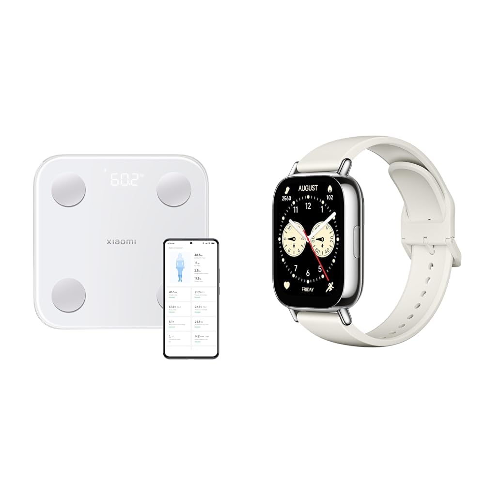 Xiaomi Body Composition Meter S400 Set Smartwatch Redmi Watch 5 Lite Light Gold