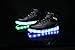 SLEVEL 16 Colors LED Light Up Shoes USB Flashing Sneakers for Kids Boys Girls
