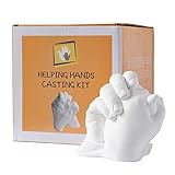 Hand Casting Kit Gift | Large with Giftable Box | Molding Kit | Anniversary Keepsake | Plaster | Clone DIY 3D Plaster Statue | Large Size | Mold Do It Yourself Impressions Rubber Memory Baby Infant
