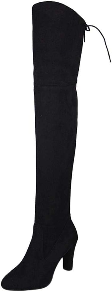 Women Stretch Thigh High Boots,HOMEBABY Faux Slim High Over The Knee Boots High Heels Shoes
