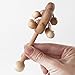 Organic Wooden Rattle. Teething Toy. Natural Wooden Infant Toy. Beech and Linden rattle. Eco Friendly Baby toy.