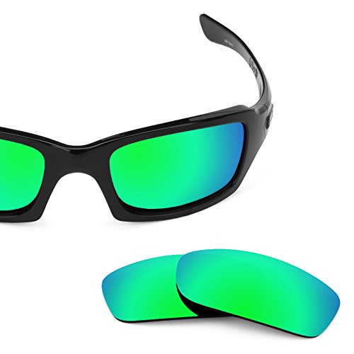 Revant Polarized Replacement Lenses for Oakley Fives 3.0Emerald Green MirrorShield