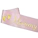 TTCOROCK Baby Shower Light Pink Sash DAD to Be Tinplate Badge Kit Baby Shower Party Gender Reveals Party Gifts